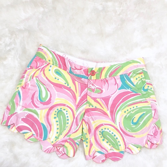 Lilly Pulitzer All Nighter Buttercup Shorts - Picture 1 of 8